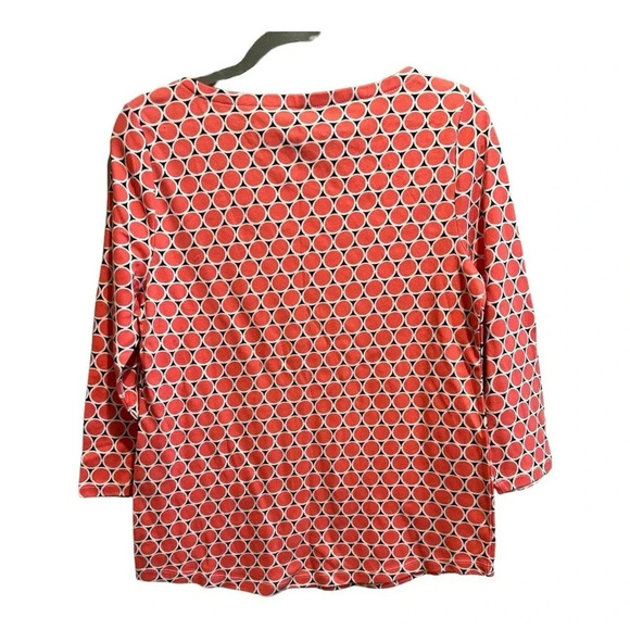 🆕Charter‎ Club 3/4 Sleeve Printed Blouse - Picture 2 of 8